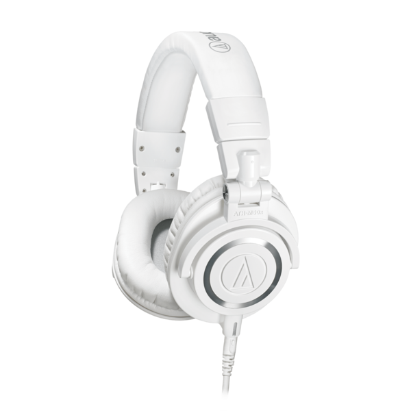 CLOSED-BACK DYNAMIC MONITOR HEADPHONES, DETACHABLE CABLES, WHITE